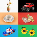 PULUZ 30cm Folding High 97 CRI Ring Light Photo Lighting Studio Shooting Tent Box Kit with 6 Colors Backdrops (Black, White, Orange, Red, Green, Blue), Unfold Size: 30cm x 30cm x 30cm(Green)
