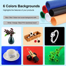 PULUZ 40cm Folding Portable 24W 5500K White Light Dimmable Photo Lighting Studio Shooting Tent Box Kit with 6 Colors (Black, Orange, White, Red, Green, Blue) Backdrops(UK Plug)