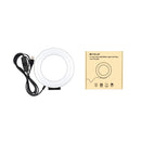 PULUZ 4.7 inch 12cm Curved Surface USB White Light LED Ring Selfie Beauty Vlogging Photography Video Lights(Black)