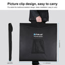 PULUZ Photo Studio Light Box Portable 60 x 60 x 60 cm Light Tent LED 5500K White Light Dimmable Mini 36W Photography Studio Tent Kit with 6 Removable Backdrops (Black Orange White Green Blue Red)(EU Plug)