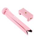 PULUZ Pocket Mini Plastic Tripod Mount with Phone Clamp for Smartphones (Pink)