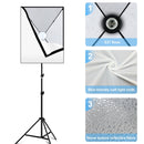 PULUZ 50x70cm Studio Softbox + 2m Tripod Mount + Single E27 30W 5700K White Light LED Bulb Photography Kit(EU Plug)