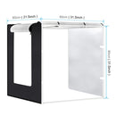 PULUZ 80cm Folding Portable 80W 9050LM White Light Photo Lighting Studio Shooting Tent Box Kit with 3 Colors (Black, White, Orange) Backdrops(AU Plug)