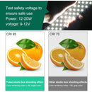 PULUZ 80cm Folding Portable 80W 9050LM White Light Photo Lighting Studio Shooting Tent Box Kit with 3 Colors (Black, White, Orange) Backdrops(US Plug)