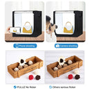 PULUZ 80cm Folding Portable 80W 9050LM White Light Photo Lighting Studio Shooting Tent Box Kit with 3 Colors (Black, White, Orange) Backdrops(US Plug)