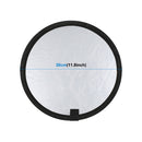 PULUZ 30cm 2 in 1 Silver / Gold Folding Photo Studio Reflector Board