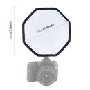PULUZ 20cm Octangle Style Foldable Soft Flash Light Diffuser Softbox