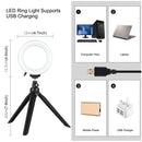 PULUZ 30cm Folding Portable Ring Light Photo Lighting Studio Shooting Tent Box Kit with 6 Colors Backdrops (Black, White, Yellow, Red, Green, Blue), Unfold Size: 31cm x 31cm x 32cm