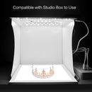 PULUZ Mini LED Photography Shadowless Light Lamp Panel Pad, Metal Material, 20cm x 20cm Effective Area