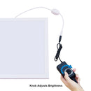 PULUZ 1200LM LED Photography Shadowless Light Lamp Panel Pad with Switch, Metal Material, No Polar Dimming Light, 34.7cm x 34.7cm Effective Area(UK Plug)