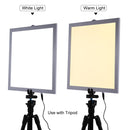 PULUZ 1200LM LED Photography Shadowless Light Lamp Panel Pad with Switch, Metal Material, No Polar Dimming Light, 34.7cm x 34.7cm Effective Area(UK Plug)