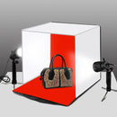 PULUZ 40cm Photo Softbox Portable Folding Studio Shooting Tent Box Kits with 5 Colors Backdrops (Red, Yellow, Blue, White, Black), Size: 40cm x 40cm x 40cm