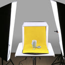 PULUZ 40cm Photo Softbox Portable Folding Studio Shooting Tent Box Kits with 5 Colors Backdrops (Red, Yellow, Blue, White, Black), Size: 40cm x 40cm x 40cm