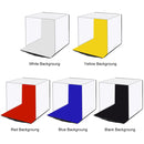 PULUZ 40cm Photo Softbox Portable Folding Studio Shooting Tent Box Kits with 5 Colors Backdrops (Red, Yellow, Blue, White, Black), Size: 40cm x 40cm x 40cm