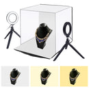 PULUZ 40cm Photo Softbox Portable Folding Studio Shooting Tent Box Kits with 5 Colors Backdrops (Red, Yellow, Blue, White, Black), Size: 40cm x 40cm x 40cm