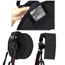 PULUZ 45cm Round Style Macro and Portrait Softbox SpeedLite Flash Light Foldable Diffuser