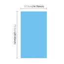 PULUZ Photography Background PVC Paper for Studio Tent Box, Size: 73.5cm x 36cm(Blue)