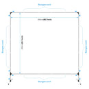PULUZ 2 x 2m Photo Studio Background Green Nylon Lycra Backdrops Cutout Picture Backdrop Bracket Stand(Green)