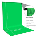 PULUZ 3m x 6m Photography Background 120g Thickness Photo Studio Background Cloth Backdrop (Green)