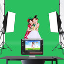 PULUZ 3m x 6m Photography Background 120g Thickness Photo Studio Background Cloth Backdrop (Green)