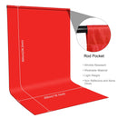 PULUZ 3m x 6m Photography Background 120g Thickness Photo Studio Background Cloth Backdrop(Red)