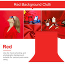 PULUZ 3m x 6m Photography Background 120g Thickness Photo Studio Background Cloth Backdrop(Red)
