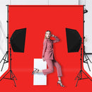 PULUZ 3m x 6m Photography Background 120g Thickness Photo Studio Background Cloth Backdrop(Red)