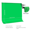 PULUZ 2m x 2m Photography Background 120g Thickness Photo Studio Background Cloth Backdrop(Green)