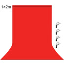 PULUZ 1m x 2m Photography Background 120g Thickness Photo Studio Background Cloth Backdrop(Red)