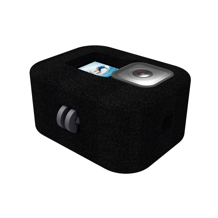 PULUZ for GoPro HERO10 Black / HERO9 Black Foam Windshield Housing Case(Black)