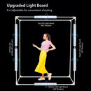 PULUZ 2m 240W 5500K Photo Light Studio Box Kit for Clothes / Adult Model Portrait(EU Plug)
