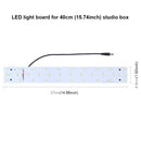 PULUZ 15W 1200LM 32 LEDs SMD 5730 5500K Aluminum Base Light Panel for 40cm Studio Tent