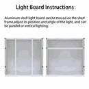 PULUZ 40W 4250LM 78 LEDs SMD 5730 5500K Aluminum Base Light Panel for 80cm Studio Tent