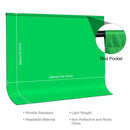 PULUZ 3m x 2m Photography Background 120g Thickness Photo Studio Background Cloth Backdrop(Green)