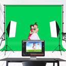 PULUZ 3m x 2m Photography Background 120g Thickness Photo Studio Background Cloth Backdrop(Green)