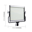 PULUZ 15W 1650lm 200 LEDs 3200-5600K Dimming Studio Video Light LED Photo Light(US Plug)