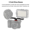 PULUZ Three-head Cold Shoe Bracket Mount(Black)