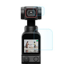 PULUZ 9H 2.5D HD Tempered Glass Lens Protector + Screen Film for DJI OSMO Pocket 2