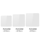 PULUZ 30cm Photography Acrylic Reflective Display Table Background Board(White)