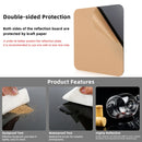 PULUZ 40cm Photography Acrylic Reflective Display Table Background Board(Black)
