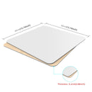 PULUZ 40cm Photography Acrylic Reflective Display Table Background Board(White)