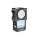 PULUZ CNC Aluminum Alloy Cage for DJI Action 2(Black)