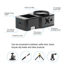 PULUZ CNC Aluminum Alloy Cage for DJI Action 2(Black)