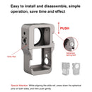PULUZ CNC Aluminum Alloy Cage for DJI Action 2(Titanium Color)