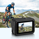 PULUZ for GoPro HERO10 Black / HERO9 Black Silicone Protective Case + POM Side Interface Cover with Wrist Strap & Lens Cover (Black)
