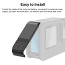 PULUZ POM Plastic Battery Side Interface Cover for GoPro HERO10 Black / HERO9 Black (Black)