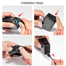 PULUZ POM Plastic Battery Side Interface Cover for GoPro HERO10 Black / HERO9 Black (Black)