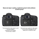 PULUZ 2.5D 9H Tempered Glass Film for Canon 5D Mark III, Compatible with Olympus SH50, Pentax K3 / K3II / 645Z, Sony HX7 / HX9 / HX100 / WX9 / HX30 / HX200 / W670 / W630 / WX100