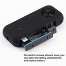 PULUZ Full Body Dust-proof Silicone Protective Case for Insta360 ONE X2 (Black)