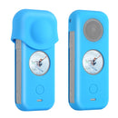 PULUZ Full Body Dust-proof Silicone Protective Case for Insta360 ONE X2 (Blue)